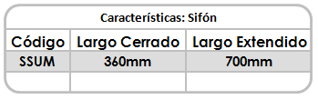 Sifón Universal