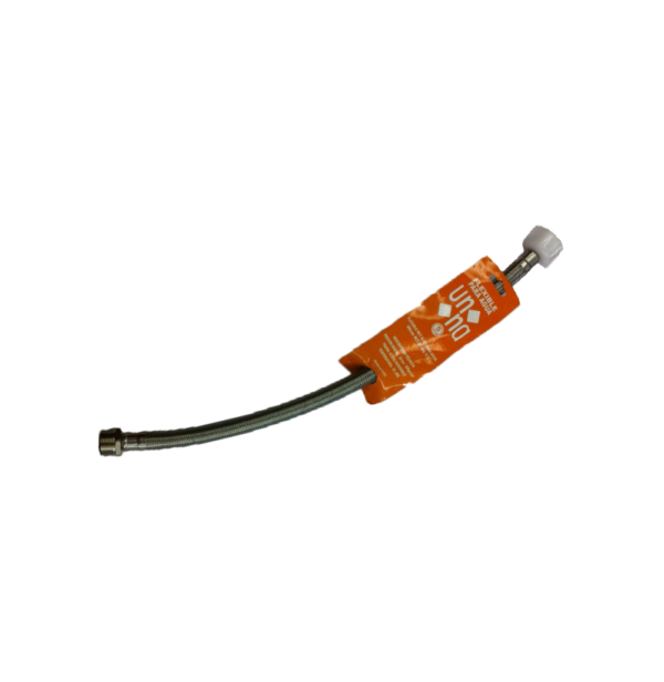 Serpentin para inodoro 1/2″  x 1/8″ acero inoxidable